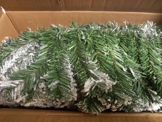 BOXED UNBRANDED SNOW PINE TREE GARLAND