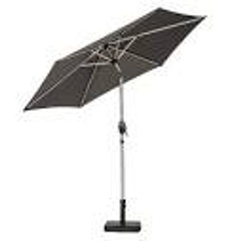 BOXED PARASOL WITH CRANK AND TILT - GREY