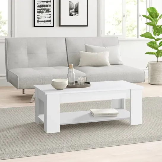 BOXED ADRIANNE LIFT TOP EXTENDABLE COFFEE TABLE WITH STORAGE (1 BOX)