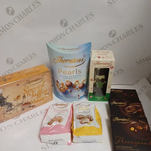 APPROXIMATELY 15 ASSORTED THORNTON'S CHOCOLATE SELECTIONS 