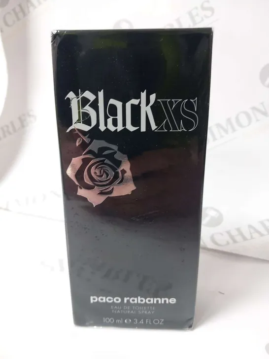 BOXED AND SEALED PACO RABANNE BLACK XS EAU DE TOILETTE 100ML