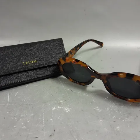 CELINE PARIS CL401 TORTOISE SHELL PRINT SUNGLASSES