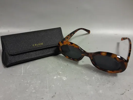 CELINE PARIS CL401 TORTOISE SHELL PRINT SUNGLASSES