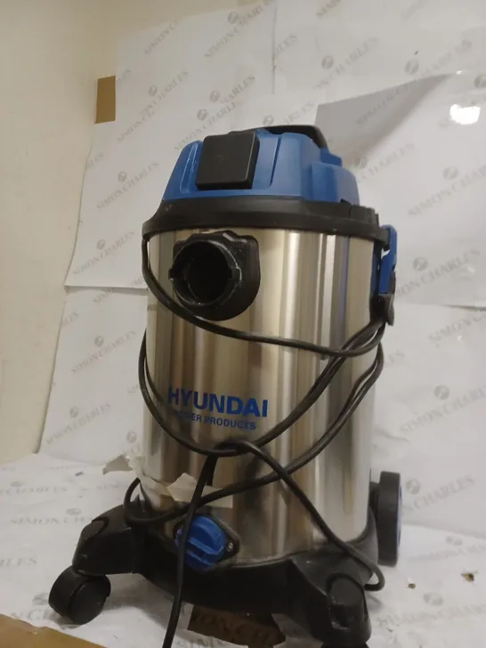 HYUNDAI WET AND DRY VACUUM CLEANER 30L 1400W INDUSTRIAL VACUUM CLEANER