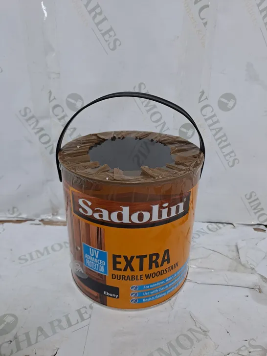 SADOLIN EXTRA DURABLE WOODSTAIN 2.5L EBONY - collection only 