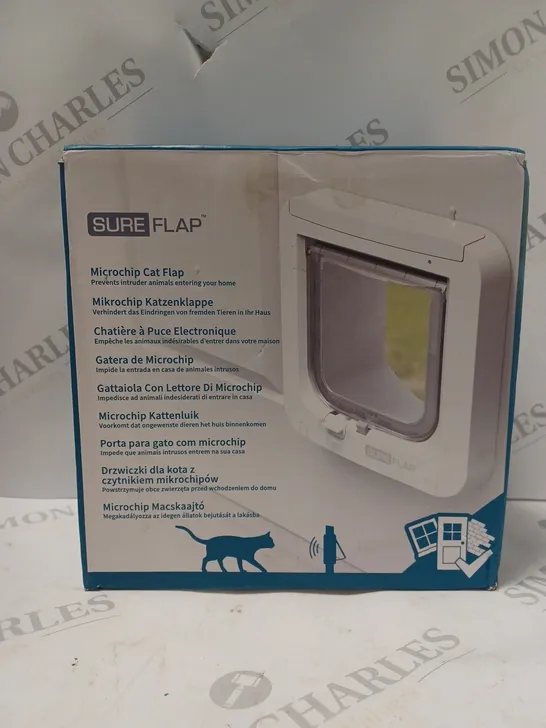 BOXED SUREFLAP MICROCHIP CAT FLAP 