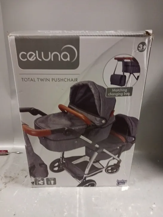 CELUNA TWIN DOLL PUSHCHAIR RRP £129.99