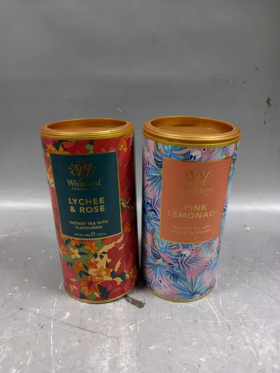 2 X SEALED WHITTARD INSTANT TEA TO INCLUDE PINK LEMONADE & LYCHEE ROSE 