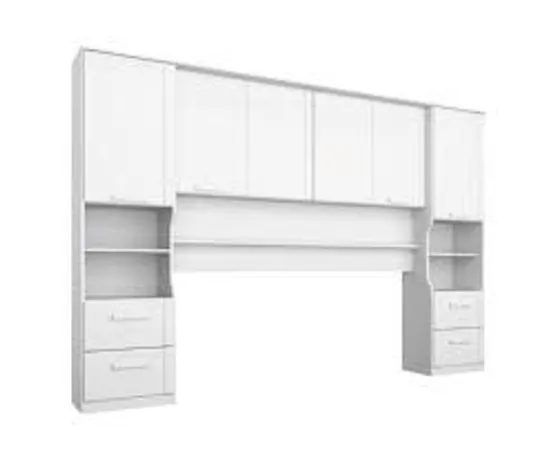 BOXED GRADE 1 PRAGUE OVERBED UNIT WHITE (4 BOXES) RRP £449