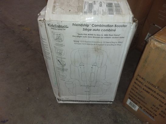 BOXED COMBINATION BOOSTER CAR SEAT 