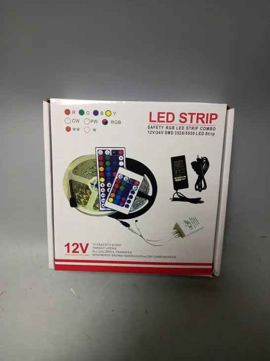 BOXED UNBRANDED LED STRIP SAFETY RGB LED STRIP COMBO 12V - SIZE UNSPECIFIED 