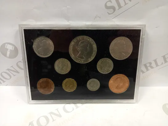 1965 BRITISH COIN COLLECTION WITH DISPLAY CASE  