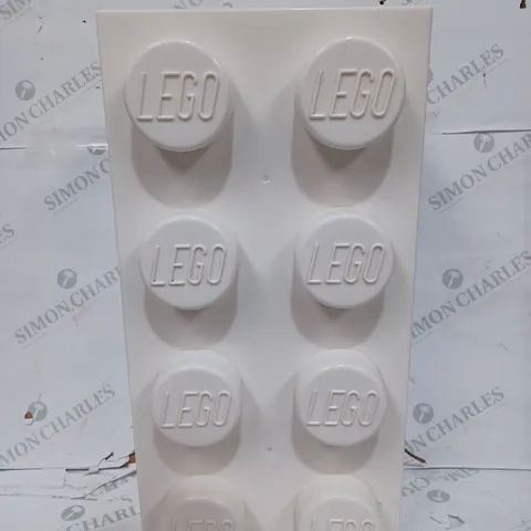 LEGO BRICK STORAGE BOX IN WHITE