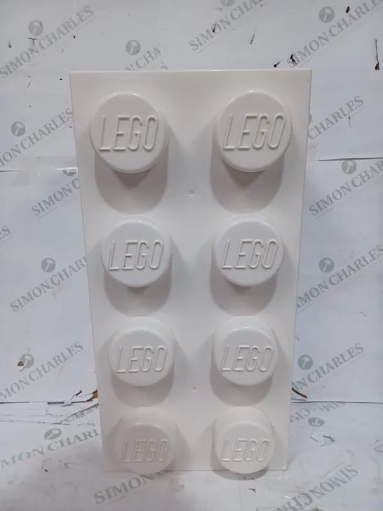 LEGO BRICK STORAGE BOX IN WHITE