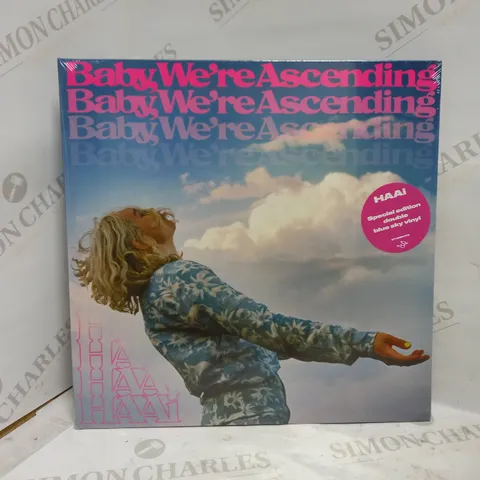 SEALED HAAI BABY, WE'RE ASCENDING SPECIAL EDITION DOUBLE BLUE SKY VINYL