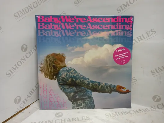 SEALED HAAI BABY, WE'RE ASCENDING SPECIAL EDITION DOUBLE BLUE SKY VINYL