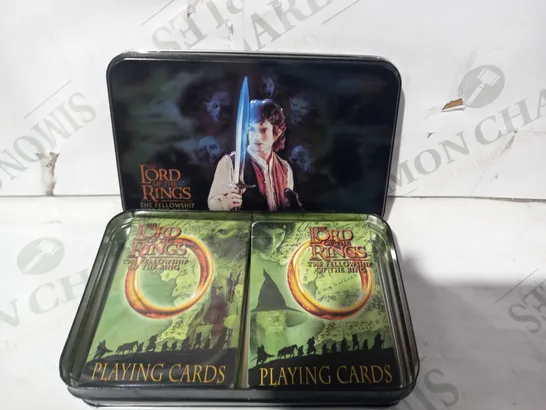 THE LORD OF THE RINGS THE FELLOWSHIP OF THE RING PLAYING CARDS