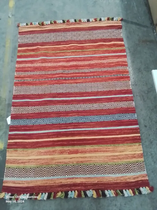 CHIODO STRIPED HAND WOVEN AREA RUG