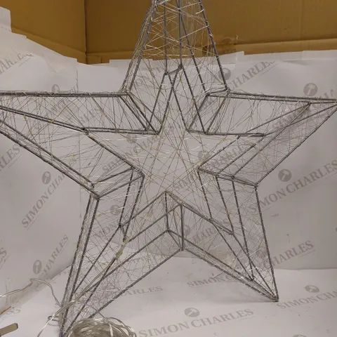 JOHN LEWIS ICE & PURE WHITE LED 58CM STAR LIGHT 