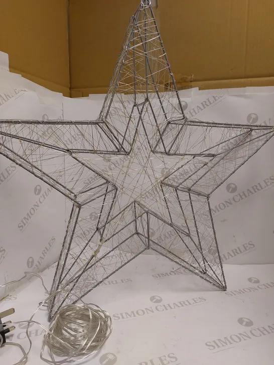 JOHN LEWIS ICE & PURE WHITE LED 58CM STAR LIGHT 