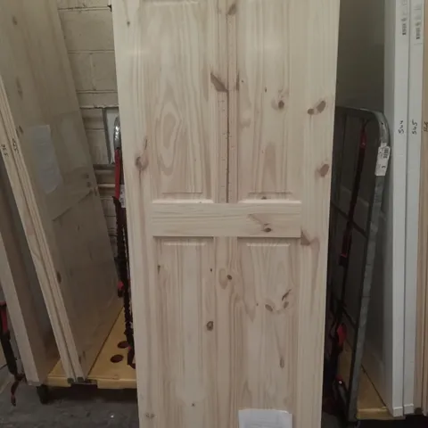 4 PANEL KNOTTY PINE PANEL INTERNAL DOOR 2040×726MM