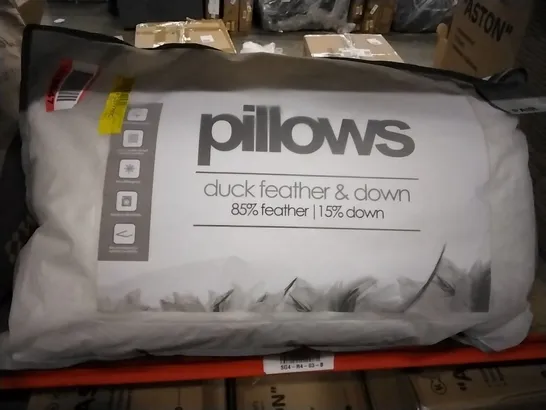 DESIGNER DUCK FEATHER AND DOWN SET OF PILLOWS