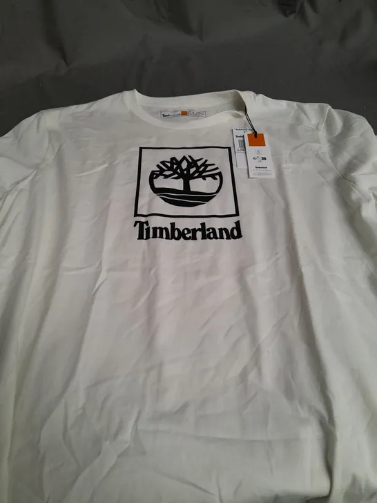 TIMBERLAND CREAM T-SHIRT - LARGE