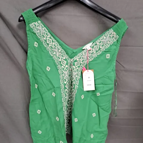 MONSOON LADIES VEST GREEN SIZE M