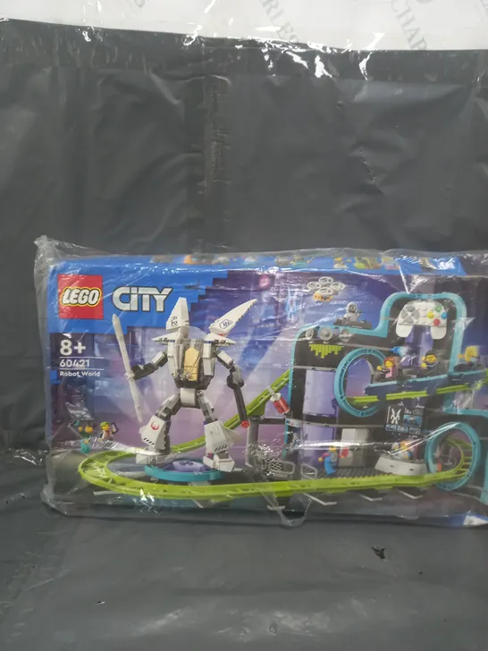 LEGO CITY ROBOT WORLD ROLLER-COASTER PARK TOY 60421 RRP £89.99