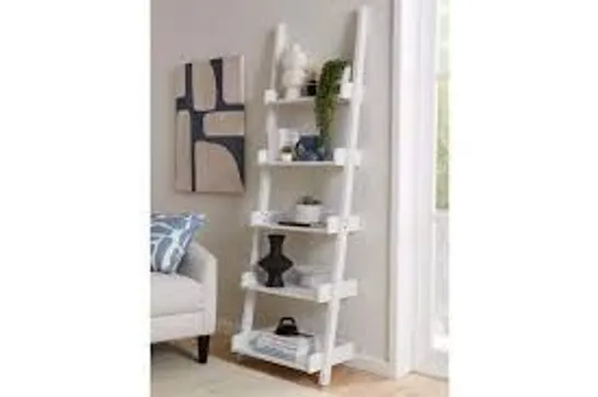 REBEL LADDER SHELF - WHITE - FSC CERTIFIED - COLLECTION ONLY