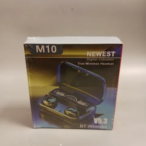 BOXED SEALED M10 NEWEST V5.3 BLUETOOTH WIRELESS EARPHONE 