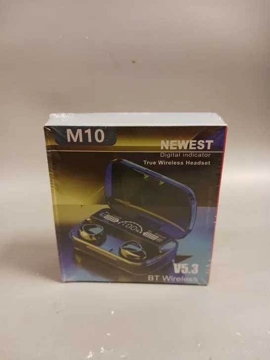 BOXED SEALED M10 NEWEST V5.3 BLUETOOTH WIRELESS EARPHONE 