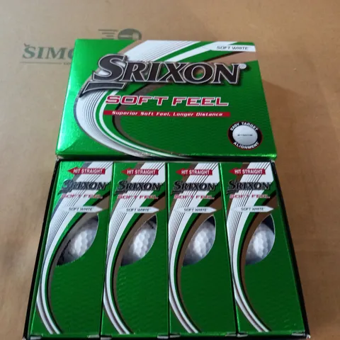 BOXED SET OF 12 SRIXION SOFT FEEL GOLF BALLS