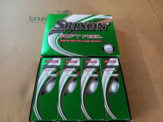 BOXED SET OF 12 SRIXION SOFT FEEL GOLF BALLS