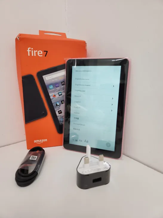 BOXED AMAZON FIRE 7 16GB ANDROID TABLET - ROSE