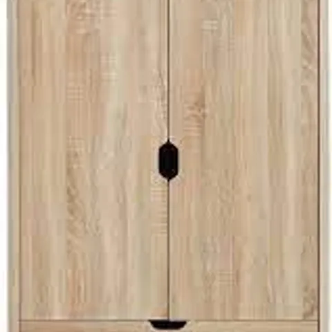 BOXED ASPEN 2 DOOR 2 DRAWER WARDROBE OAK 