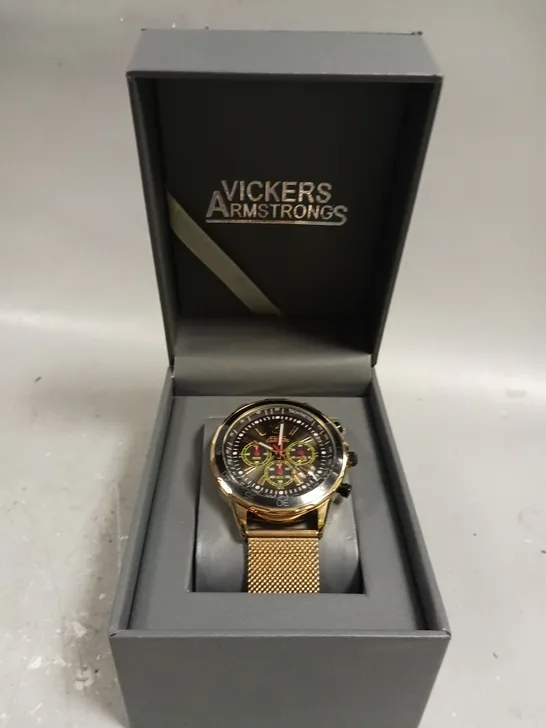 VICKERS ARMSTRONGS CHOPPER ROSE CHRONOGRAPH WATCH 