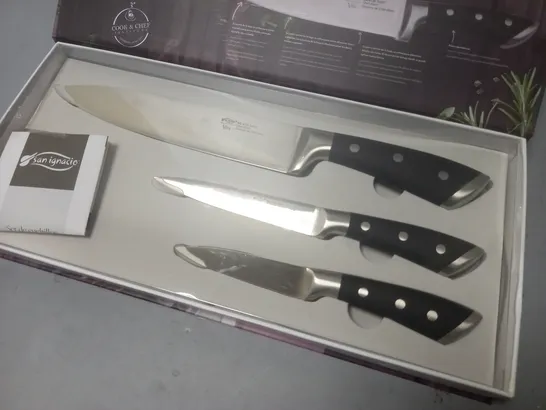 BOXED SAN IGNACIO VITA 3-PIECE KNIFE SET