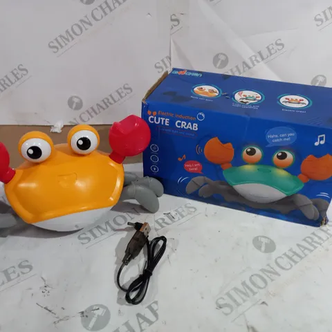 BOXED ELECTRIC INDUCTION CUTE CRAB TOY