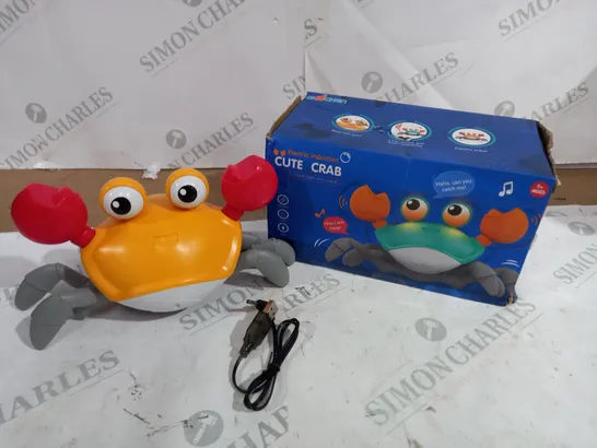 BOXED ELECTRIC INDUCTION CUTE CRAB TOY