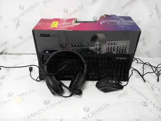 BOXED ASDA TECH GAMING KIT 