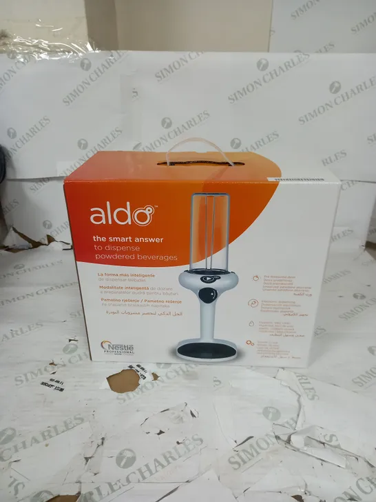 BOXED ALDO BEVERAGE DISPENSER 