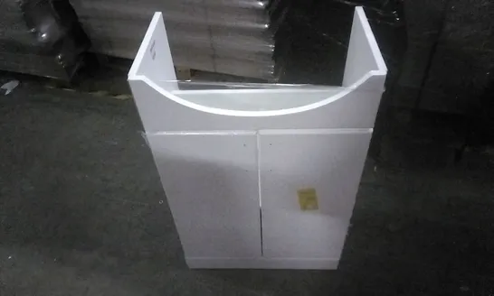 BOXED KAPRI 550 BASIN UNIT HIGH GLOSS WHITE