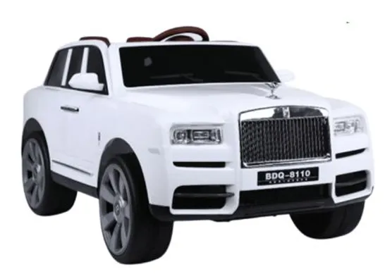 BRAND NEW ROLLS ROYCE STYLE 12V RIDE ON CAR 4WD WHITE 