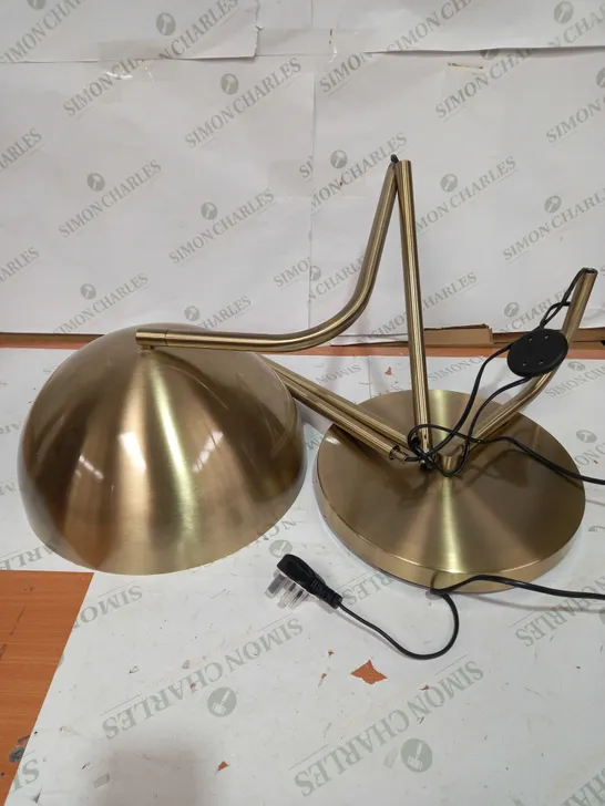 JOHN LEWIS DOME FLOOR LAMP - BRASS