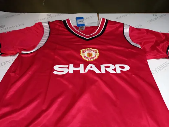 ADIDAS MANCHESTER UNITED HOME SHIRT - LARGE