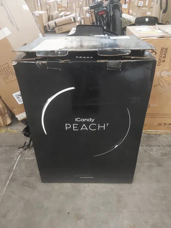 BOXED ICANDY PEACH 7 BISCOTTI ON BLONDE BABY STROLLER 