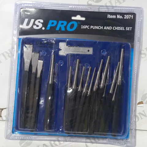 US.PRO 16PC PUNCH AND CHISEL SET