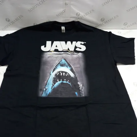 GILDAN JAWS THEMED BLACK JUMPER - XL