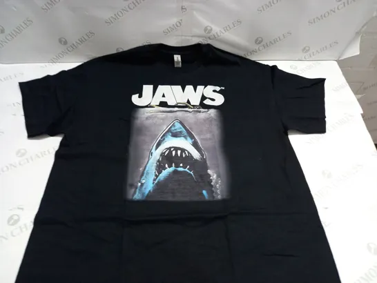 GILDAN JAWS THEMED BLACK JUMPER - XL